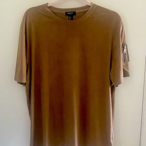 Nude brown t shirt